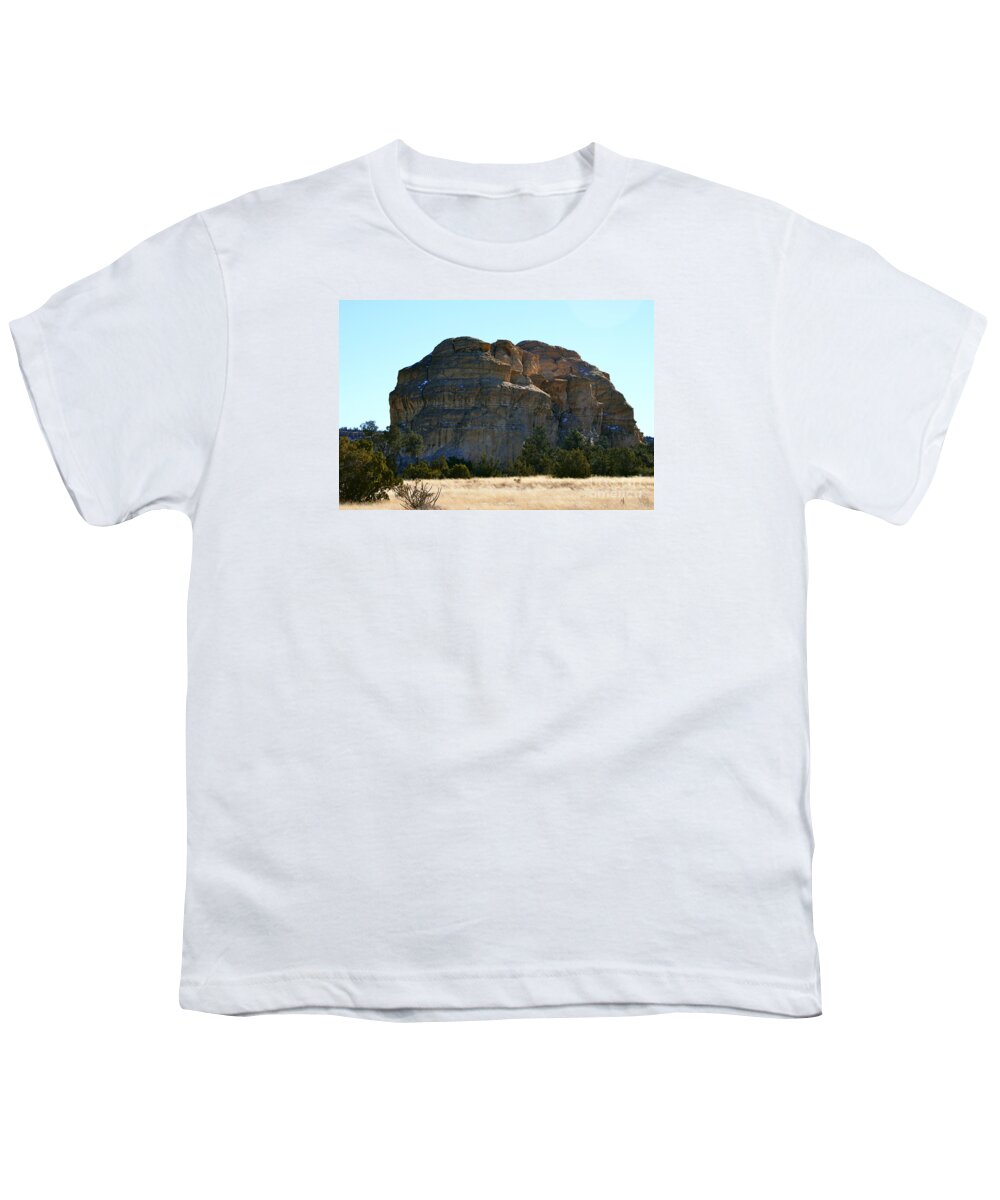 Southwest Landscape Youth T-Shirt featuring the photograph Big frickin rock by Robert WK Clark