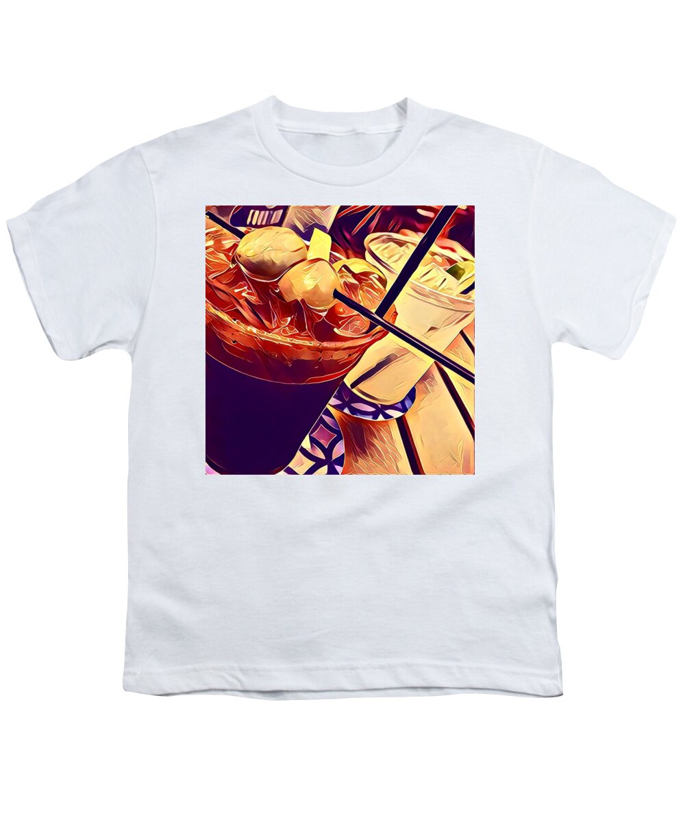 Bloody Mary Youth T-Shirt featuring the photograph Bloody Mary and Moscow Mule by Frush Photos