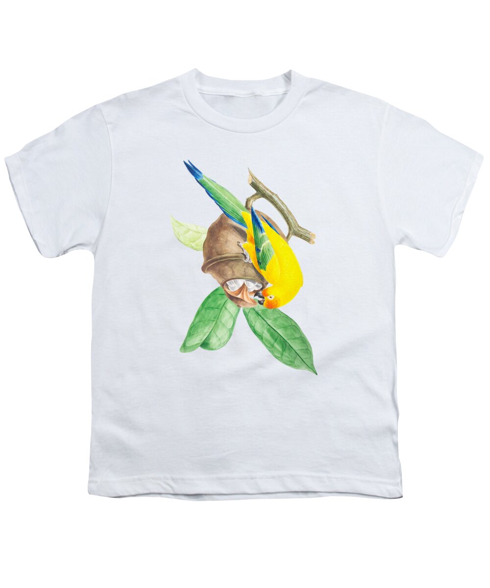 Brazilian Youth T-Shirt featuring the painting Brazilian Parrot by Philip Ralley