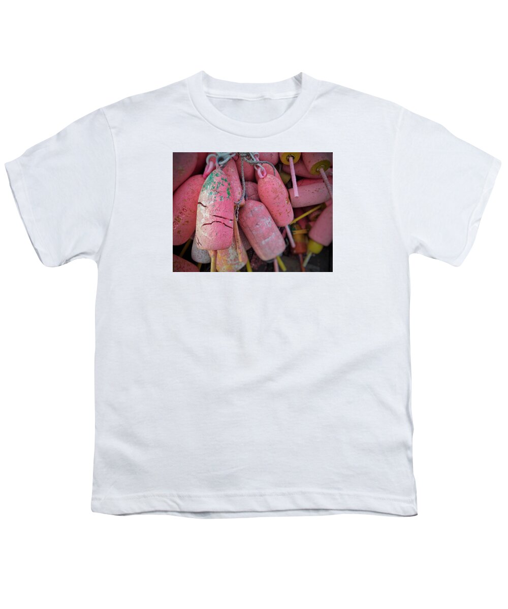 Buoys Youth T-Shirt featuring the photograph Bright bunch by Olivier Calas