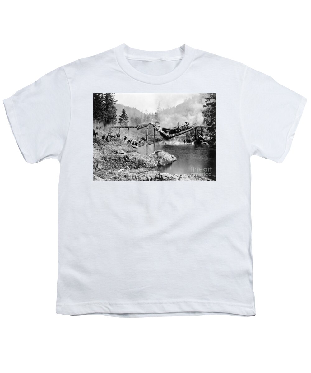 1927 Youth T-Shirt featuring the photograph Buster Keaton: The General by Granger