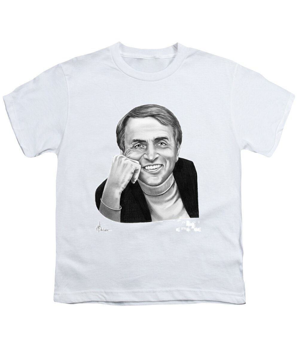 Ewell shallow Citizenship Carl Sagan Youth T-Shirt by Murphy Elliott - Murphy Art Elliott - Website