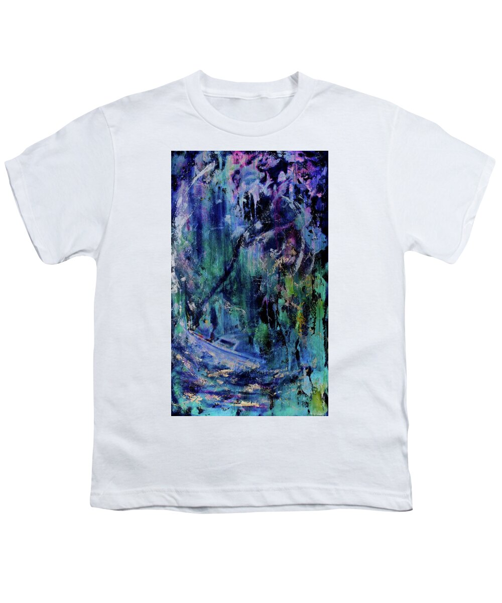 Celestial Storm Youth T-Shirt featuring the painting Celestial Storm by Debi Starr