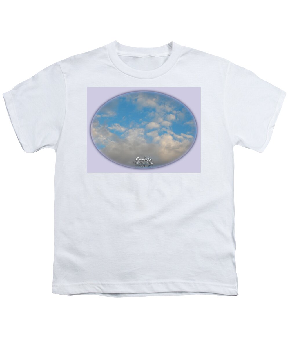 11/08/15 Sunday Youth T-Shirt featuring the photograph Clouds #4030 by Barbara Tristan