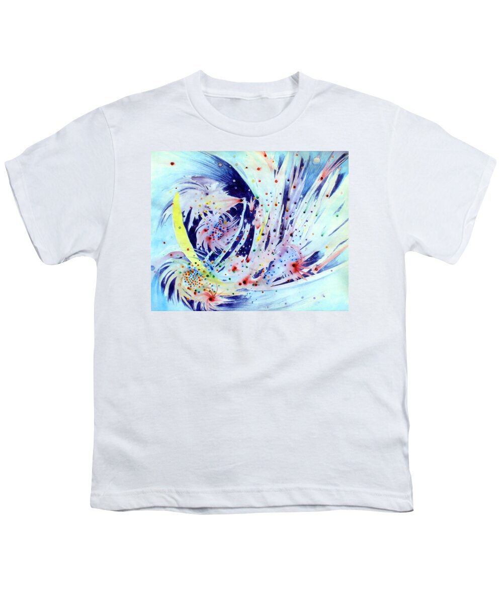 Abstract Youth T-Shirt featuring the painting Cosmic Candy by Steve Karol