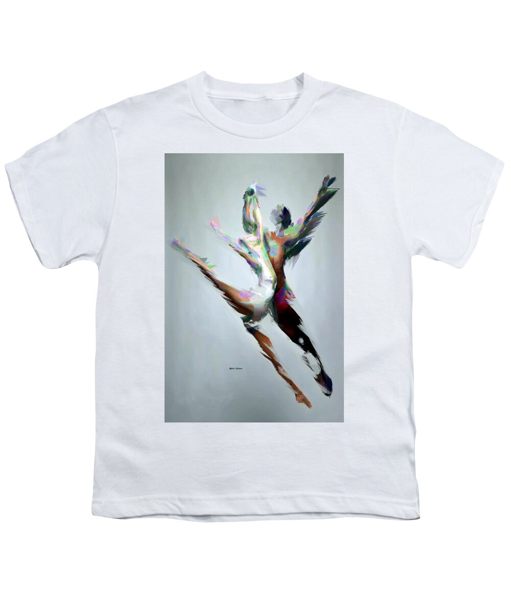 Rafael Salazar Youth T-Shirt featuring the digital art Dance the Night Away by Rafael Salazar