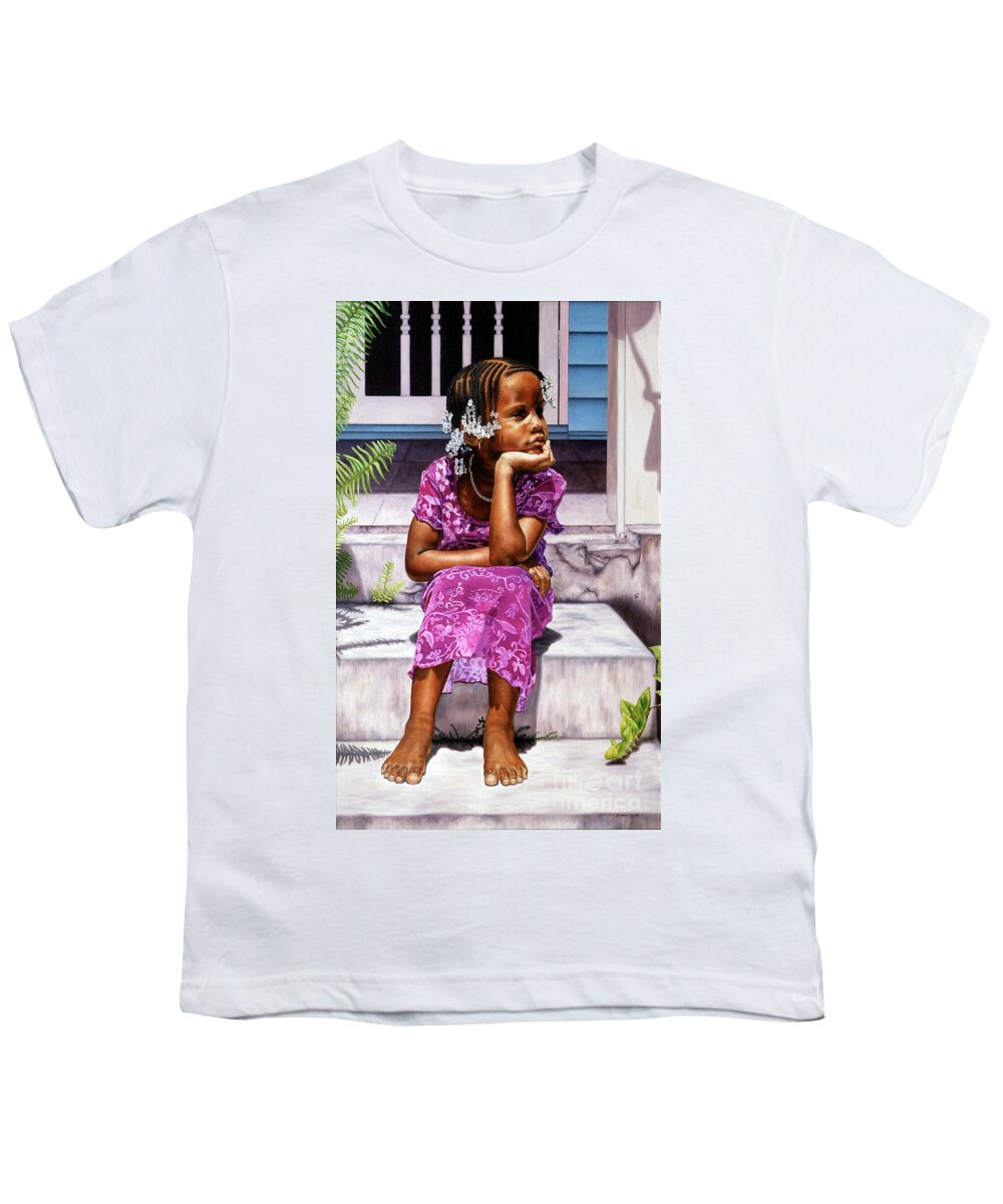 Little Youth T-Shirt featuring the painting Day Dreamer by Nicole Minnis