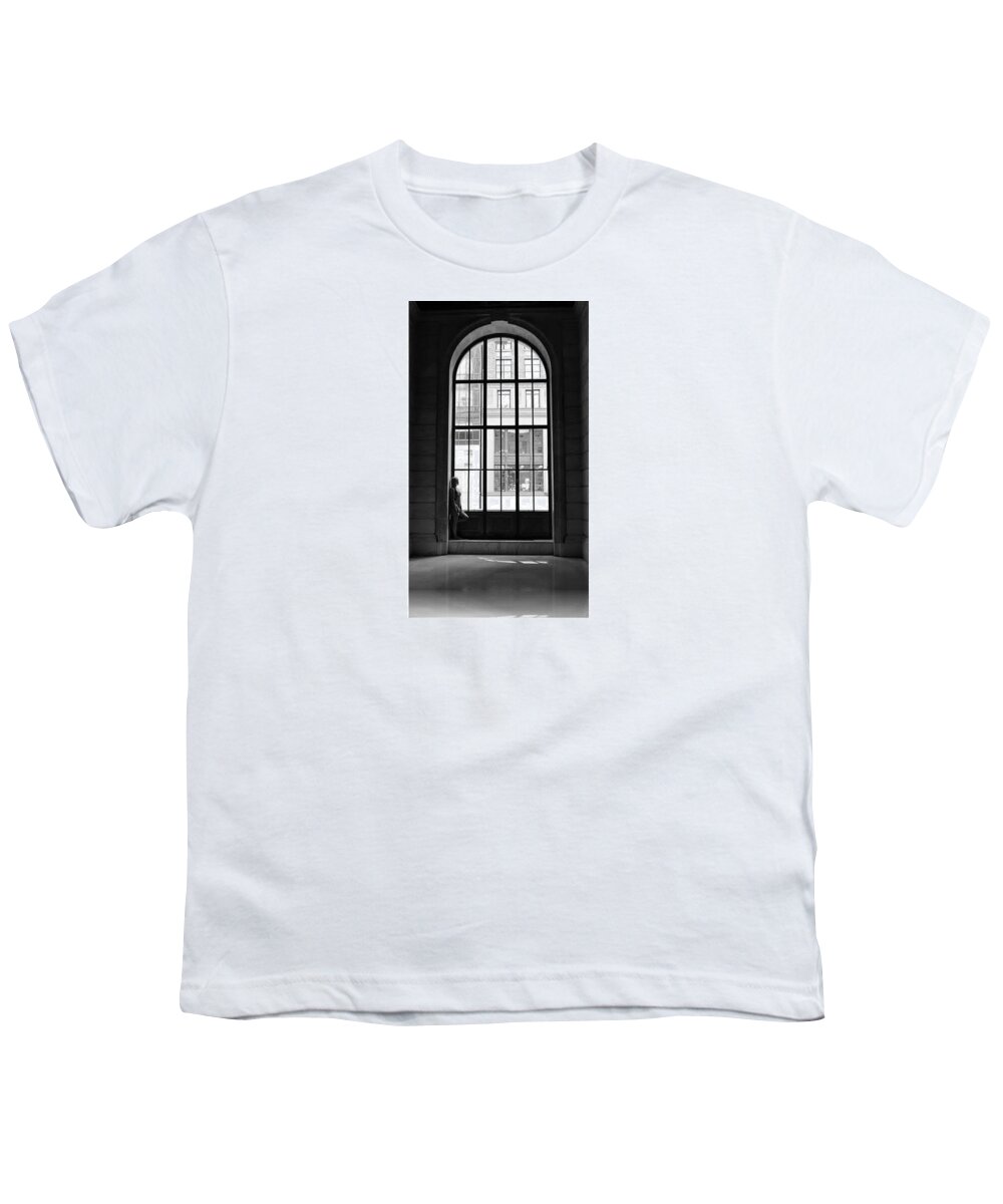 Window Youth T-Shirt featuring the photograph Deep in Thought by Carolyn Mickulas