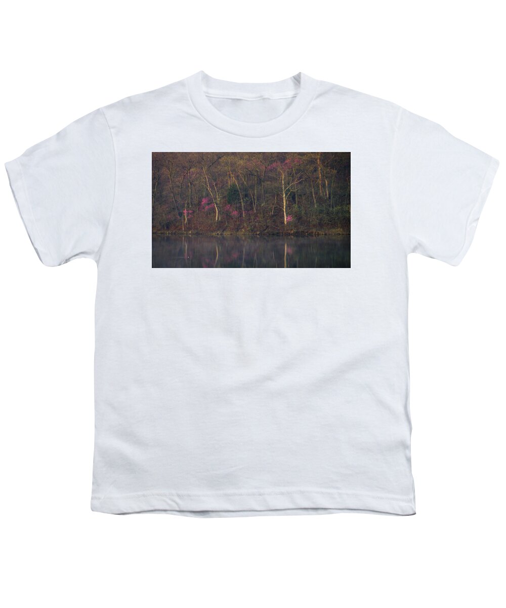 Nature Youth T-Shirt featuring the photograph Early Spring Lake Shore by Jeff Phillippi