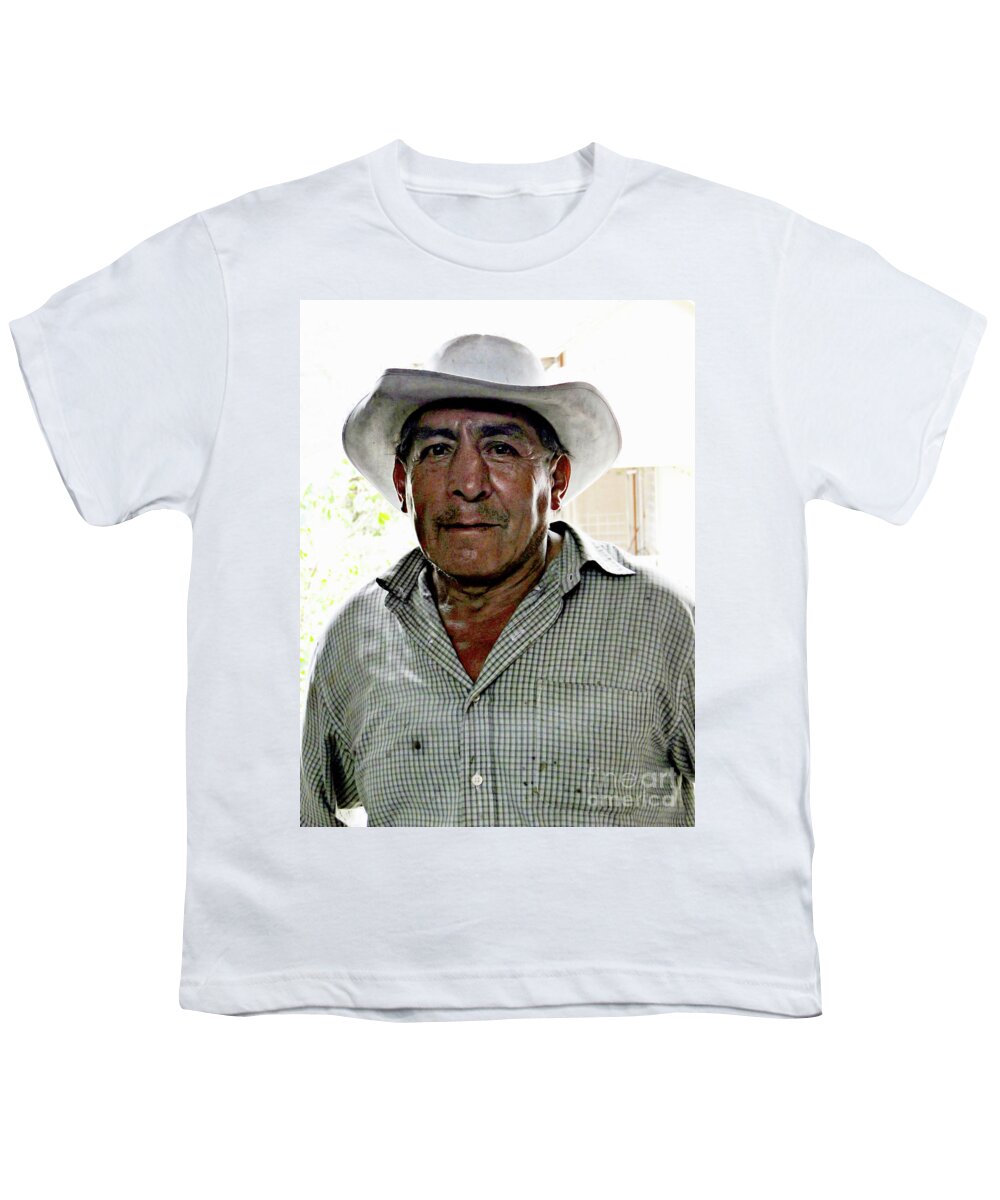Yunguilla Youth T-Shirt featuring the photograph Ecuador's Anthony Quinn by Al Bourassa