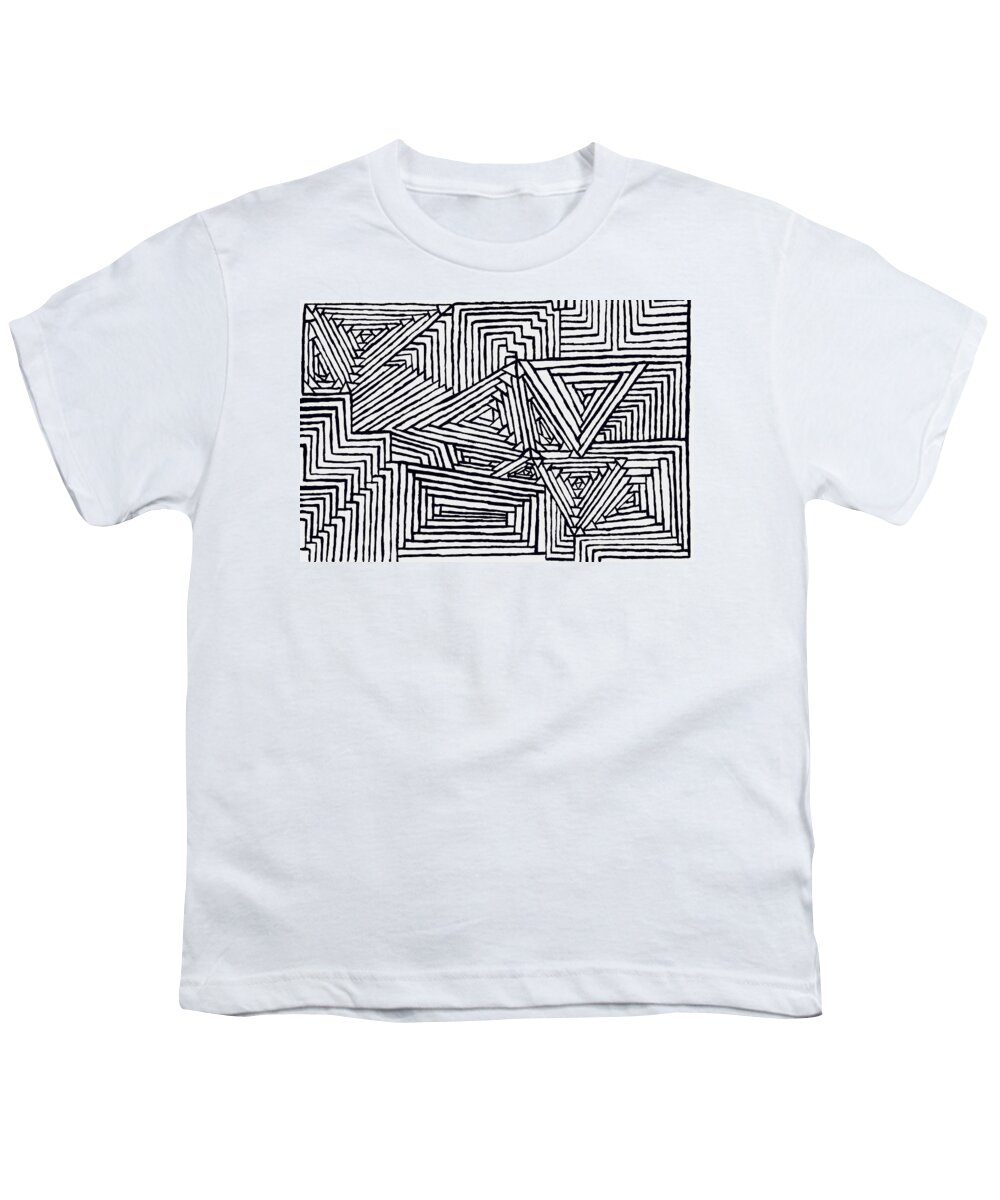 Corners Youth T-Shirt featuring the painting Endless by Christopher Rowlands