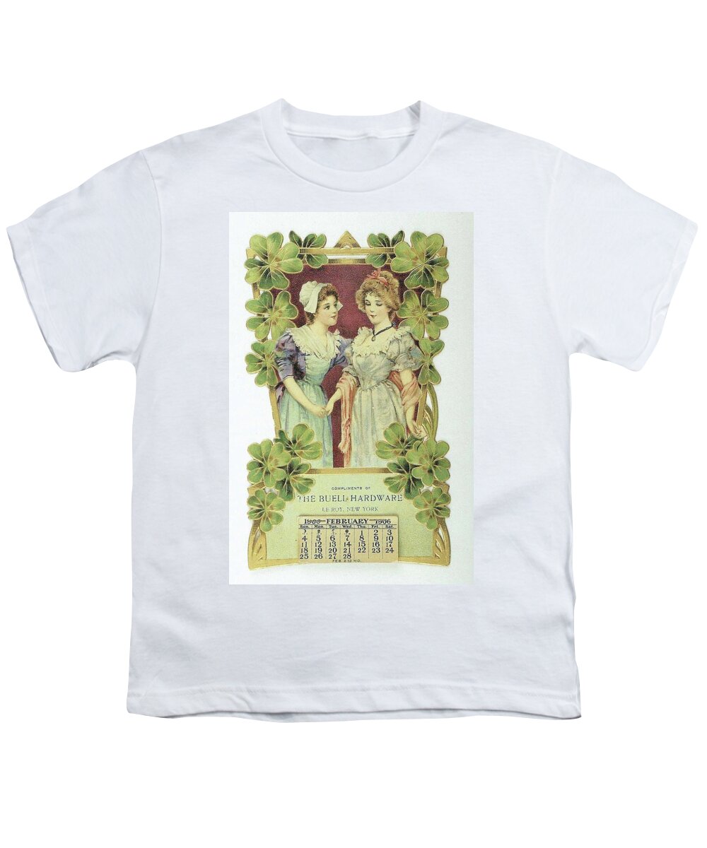 Frances Brundage Youth T-Shirt featuring the painting Fairy Calendar by Reynold Jay