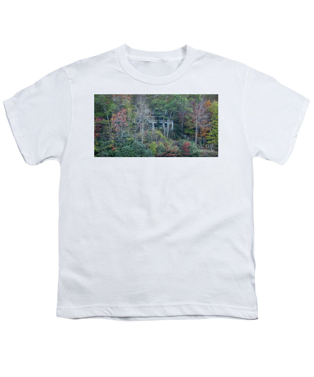 Mountain Youth T-Shirt featuring the photograph Fall Mountain Home by Tom Claud