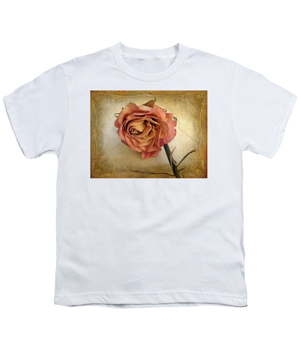 Flower Youth T-Shirt featuring the photograph For You by Jessica Jenney