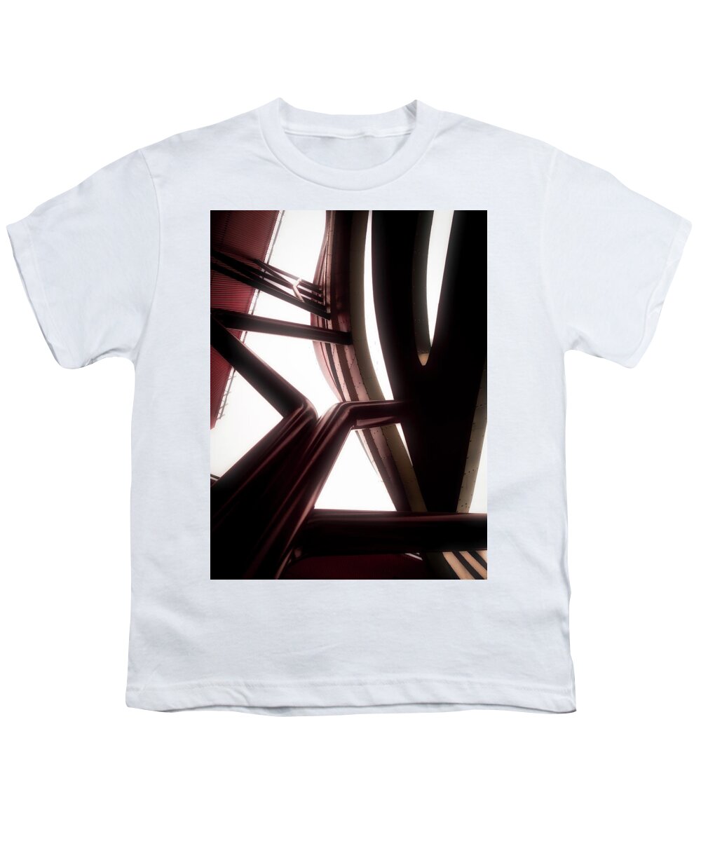 Architecture Youth T-Shirt featuring the photograph Geometric Flow 7 by Mark David Gerson