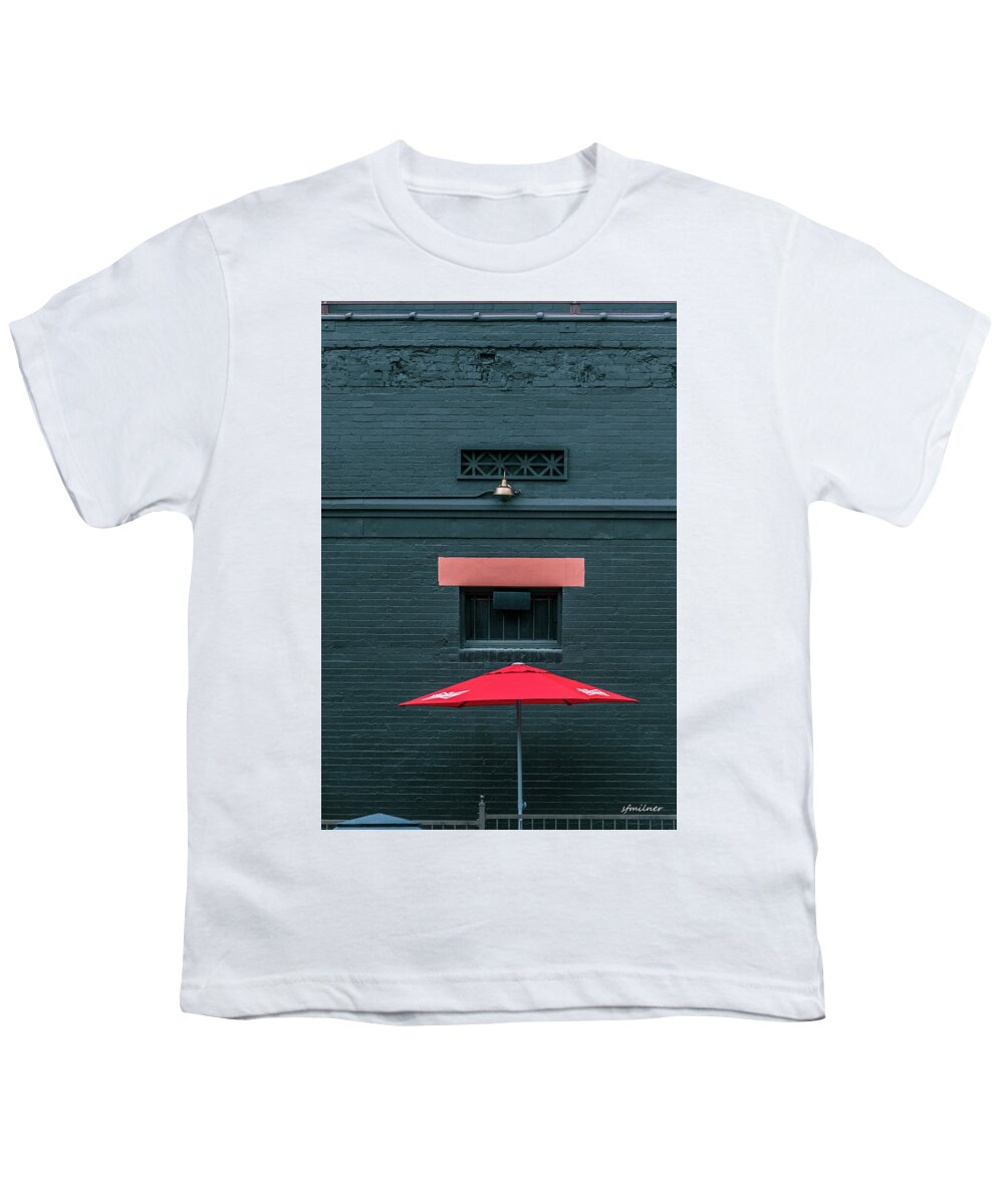 Umbrella Youth T-Shirt featuring the photograph Geometric Illusion by Steven Milner
