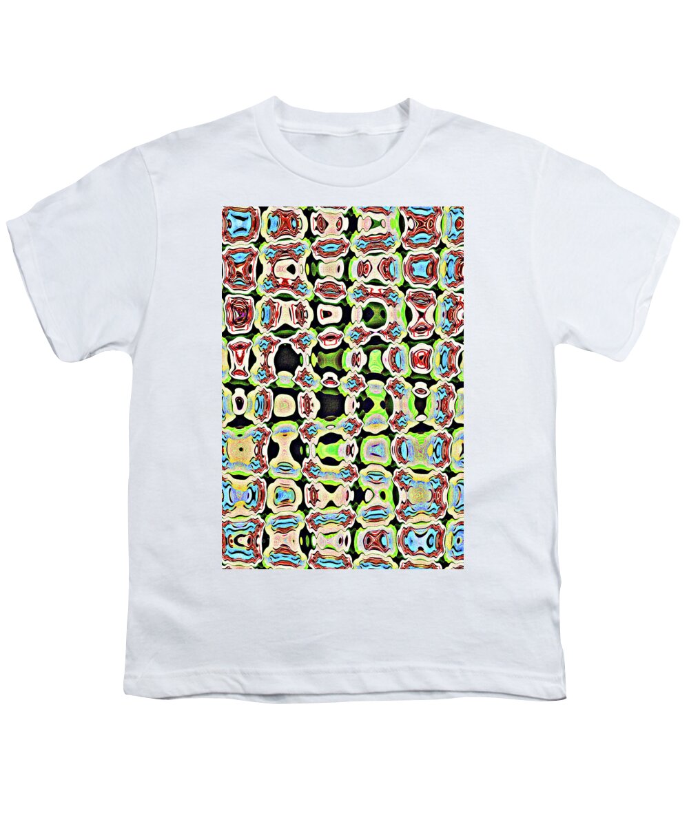 Glass And Rock Abstract Youth T-Shirt featuring the photograph Glass And Rock Abstract by Tom Janca