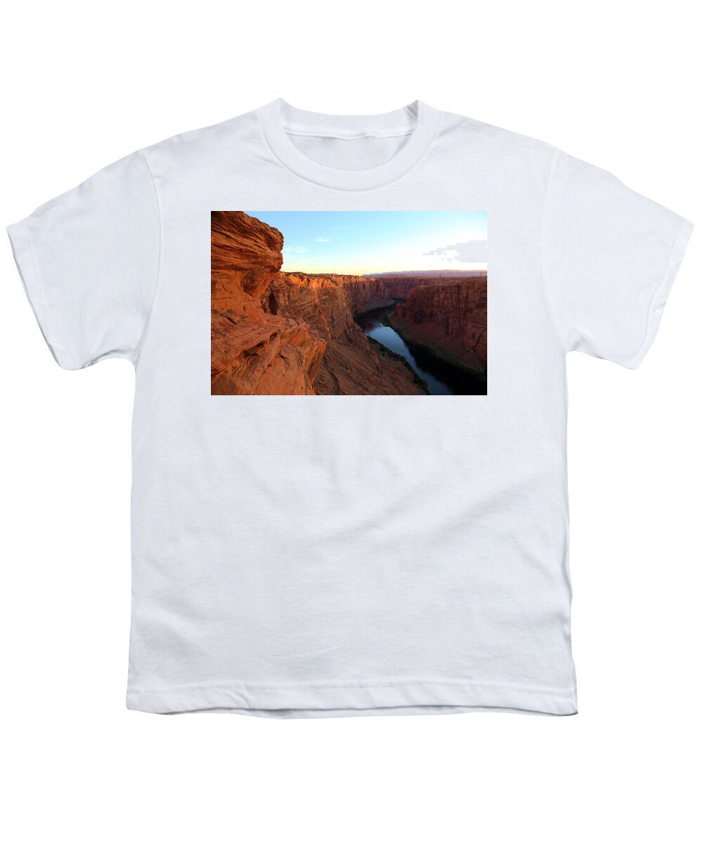 Glen Canyon Dam Youth T-Shirt featuring the photograph Glenn Canyon by Viktor Savchenko