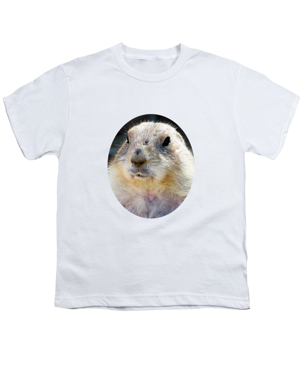 Animal Youth T-Shirt featuring the photograph Ground Squirrel Portrait by Laurel Powell
