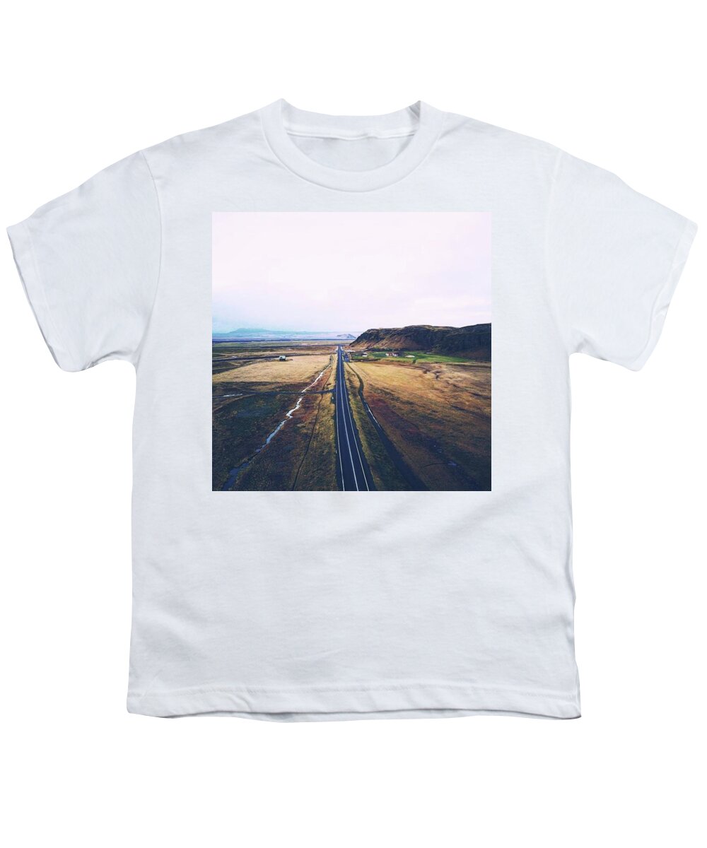 Exploretocreate Youth T-Shirt featuring the photograph Icelandic Roads

iceland Day 1 - In by Dan Cook