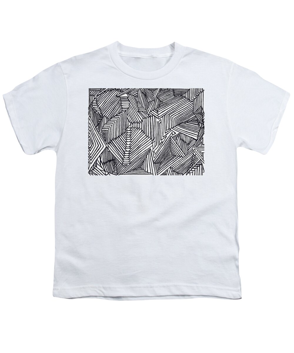 Optical Youth T-Shirt featuring the digital art Illusions new by Christopher Rowlands