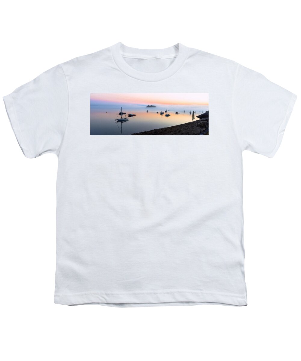 In The Still Of The Morning Youth T-Shirt featuring the photograph The Still Of the Morning by Marty Saccone