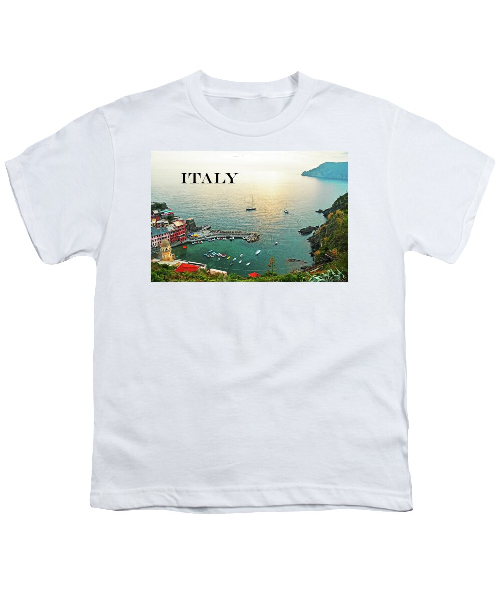 Italy Youth T-Shirt featuring the photograph Italy's Cinque Terre by La Dolce Vita