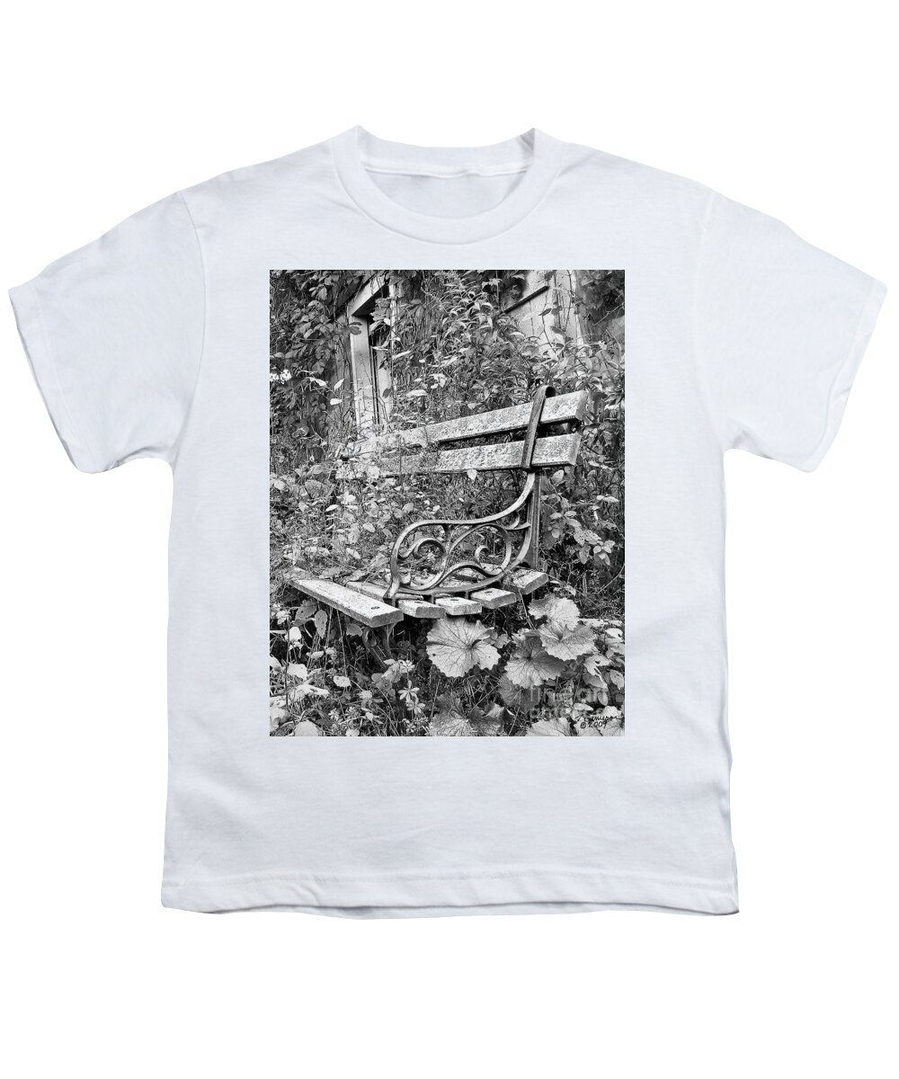 Black And White Youth T-Shirt featuring the photograph Just yesterday by Tom Cameron