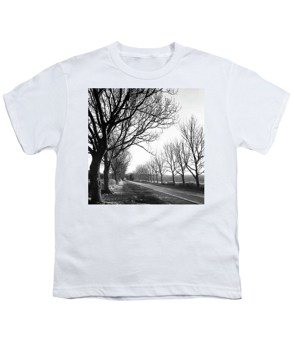 Natureonly Youth T-Shirt featuring the photograph Lady Anne's Drive, Holkham by John Edwards