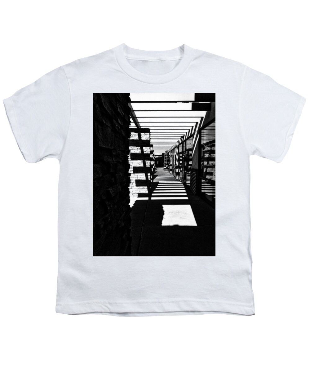 Albuquerque Youth T-Shirt featuring the photograph Light And Shadow by Mark David Gerson