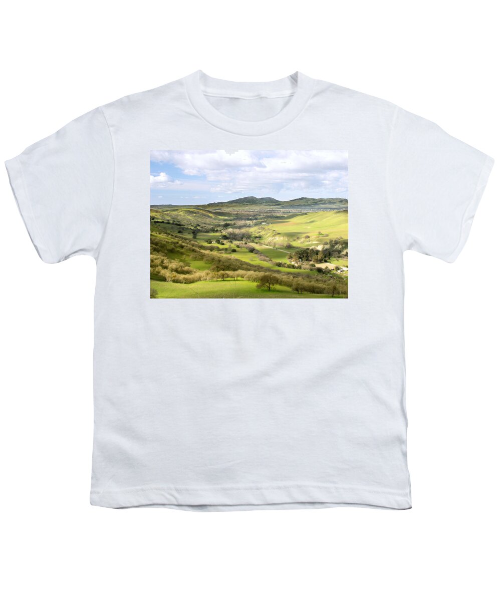 Landscape Youth T-Shirt featuring the photograph Livermore Valley by Karen W Meyer