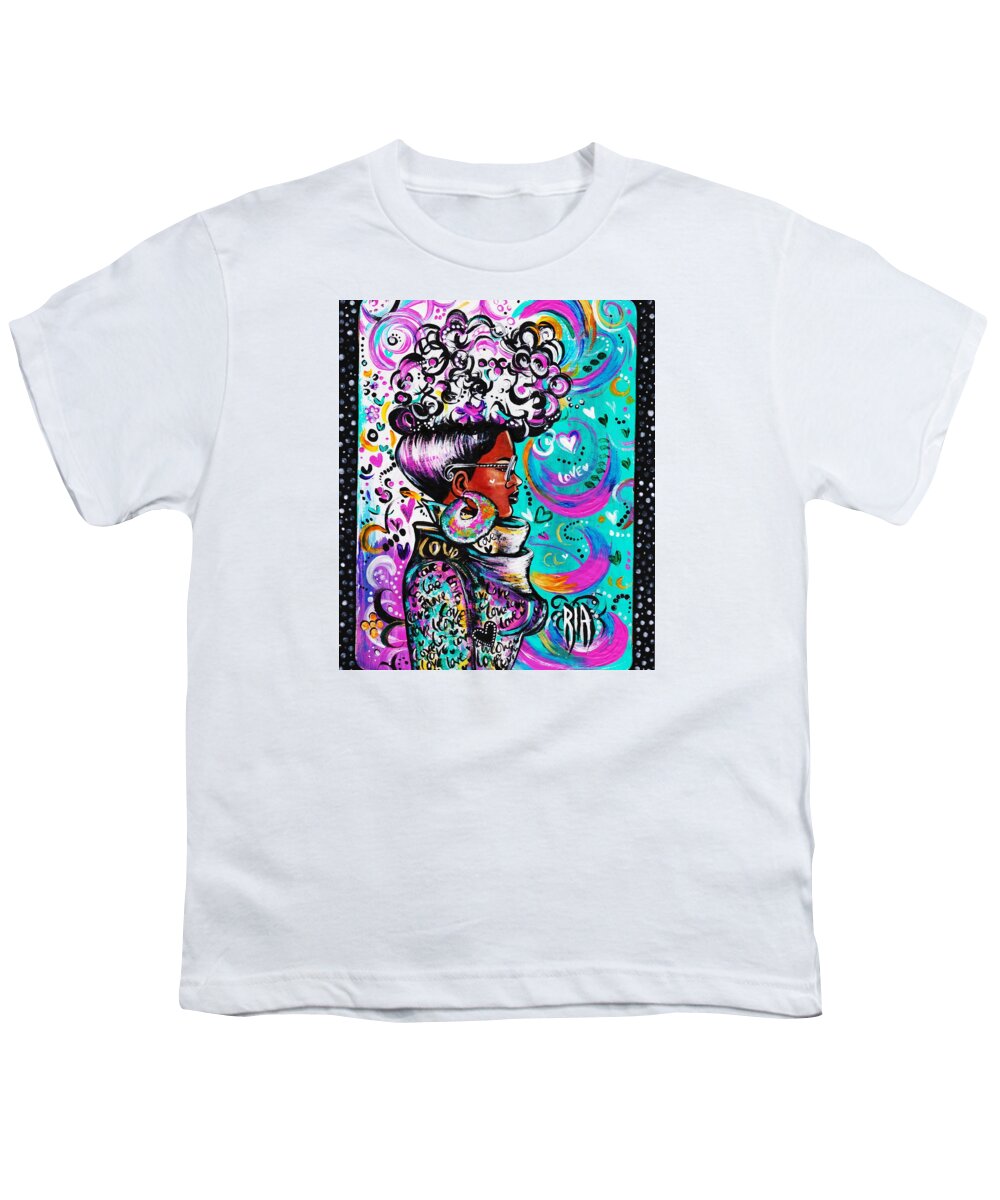 Afro Youth T-Shirt featuring the photograph Lovely by Artist RiA