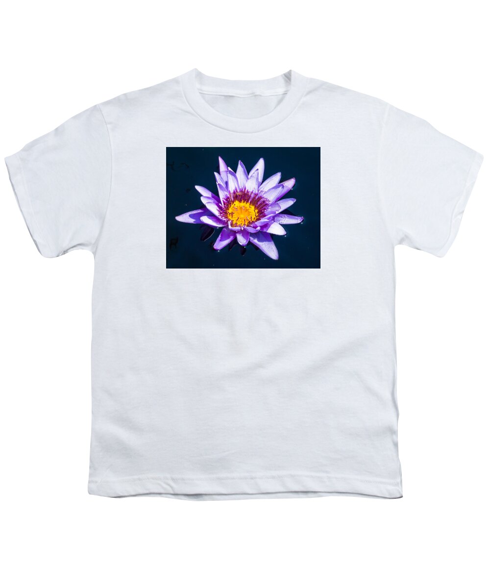 Water Lilly Youth T-Shirt featuring the photograph Surounded by Charles McCleanon