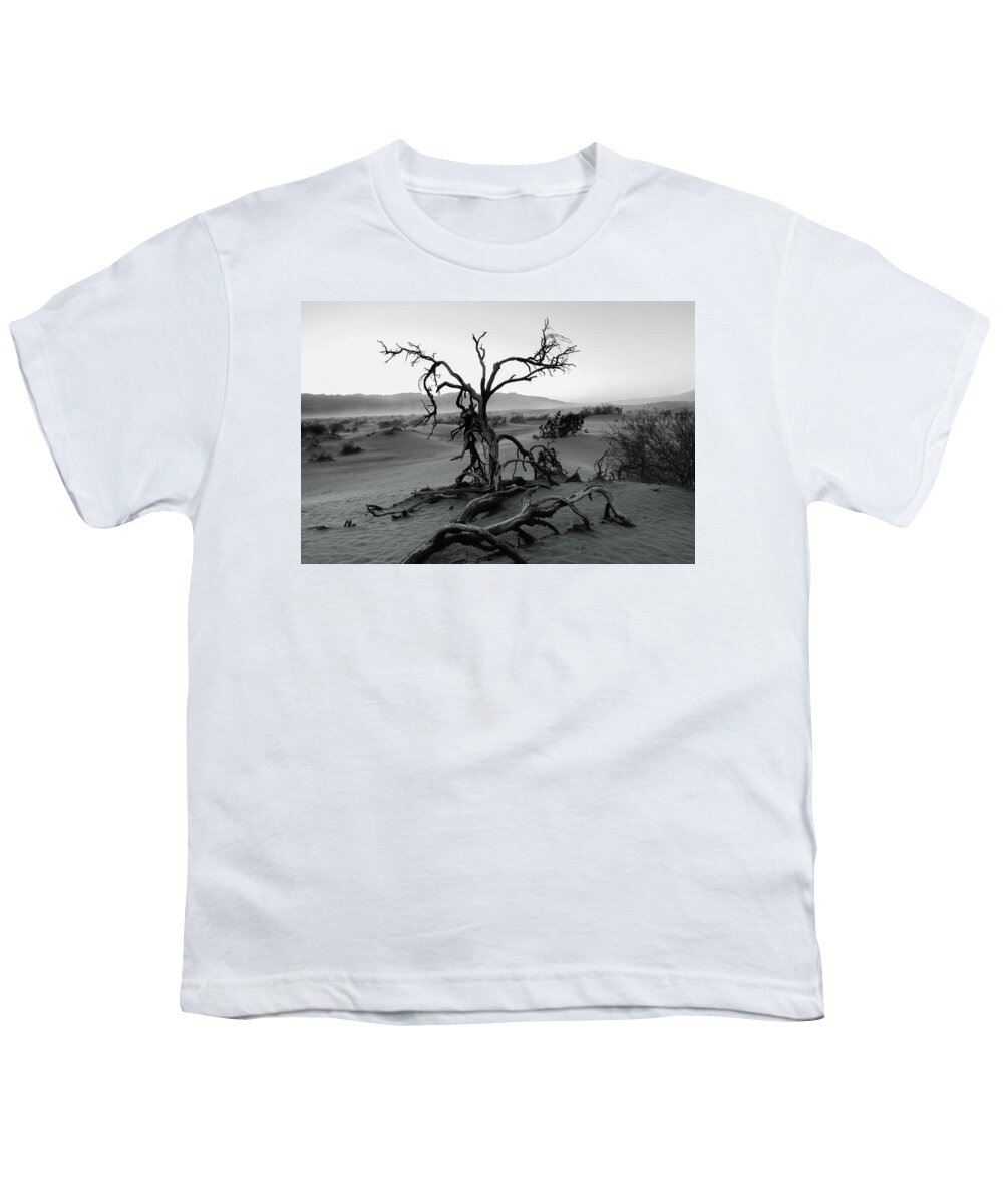 Mesquite Flat Sand Dunes Youth T-Shirt featuring the photograph Mesquite Flat Sand Dunes by Joe Kopp