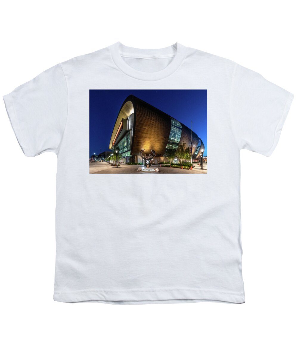 Milwaukee Bucks Youth T-Shirt by Randy Scherkenbach - Fine Art America