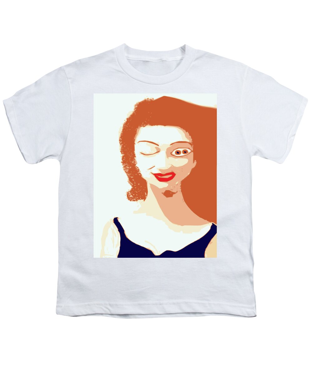 Calm Youth T-Shirt featuring the digital art Mistress of duality by Keshava Shukla