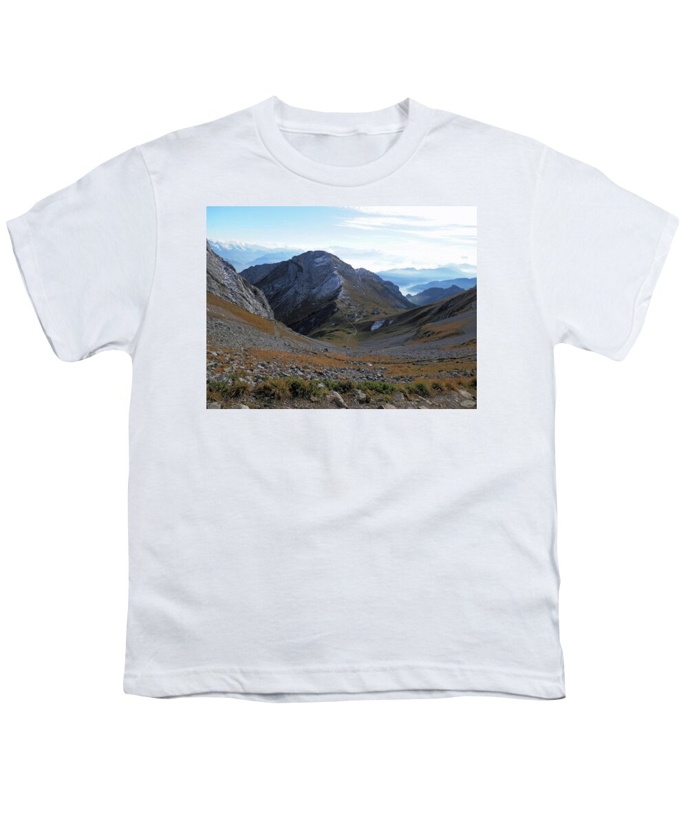 Mountain Youth T-Shirt featuring the photograph Mountain View 1 by Pema Hou
