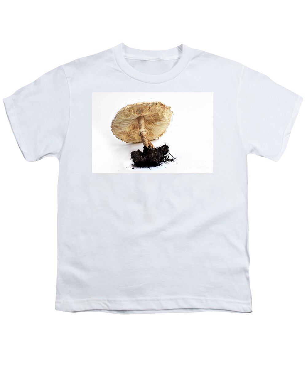 Photography Youth T-Shirt featuring the photograph Mushroom - Amanita by Kaye Menner by Kaye Menner