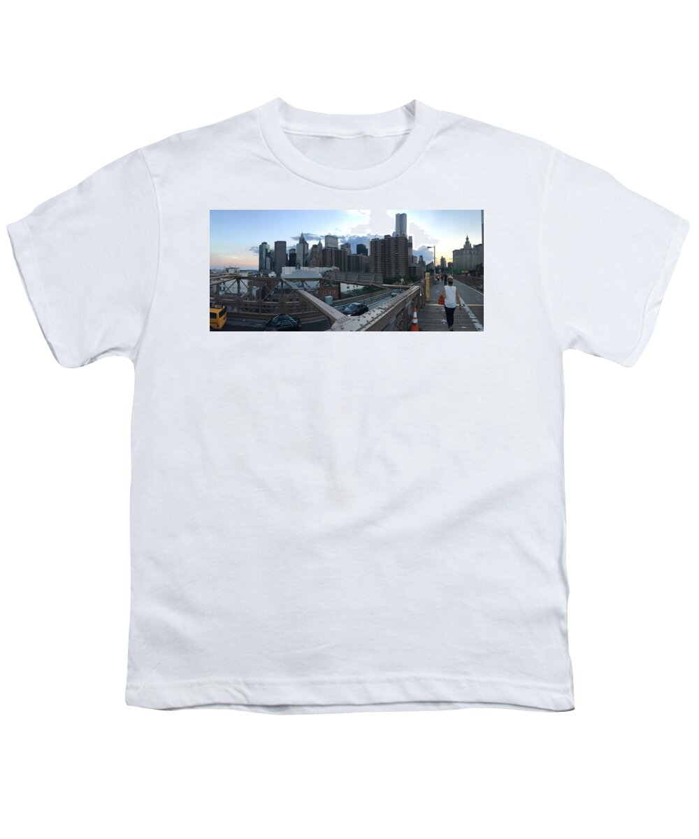  Youth T-Shirt featuring the photograph NYC by Ashley Torres