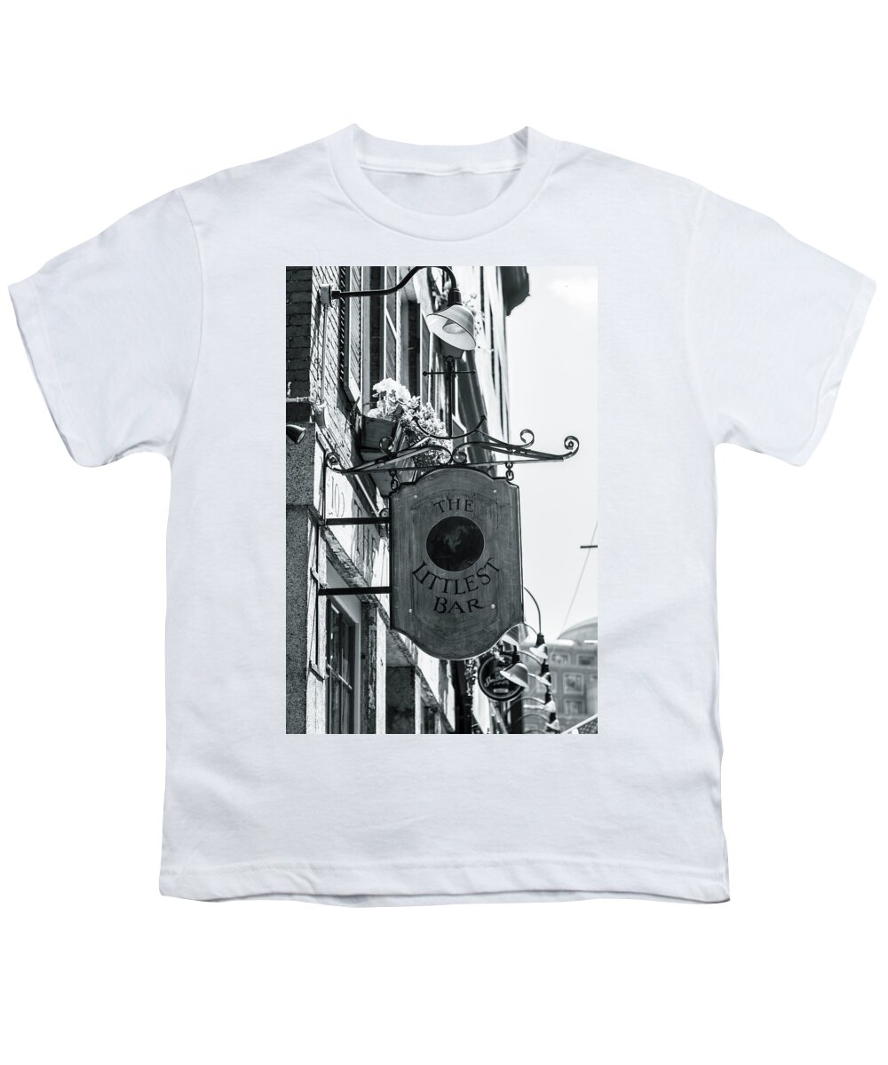 Bar Youth T-Shirt featuring the photograph Old City Bar sign by Jason Hughes