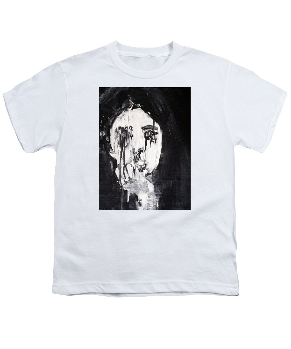 Woman Youth T-Shirt featuring the painting Oracle by Fabrizio Cassetta