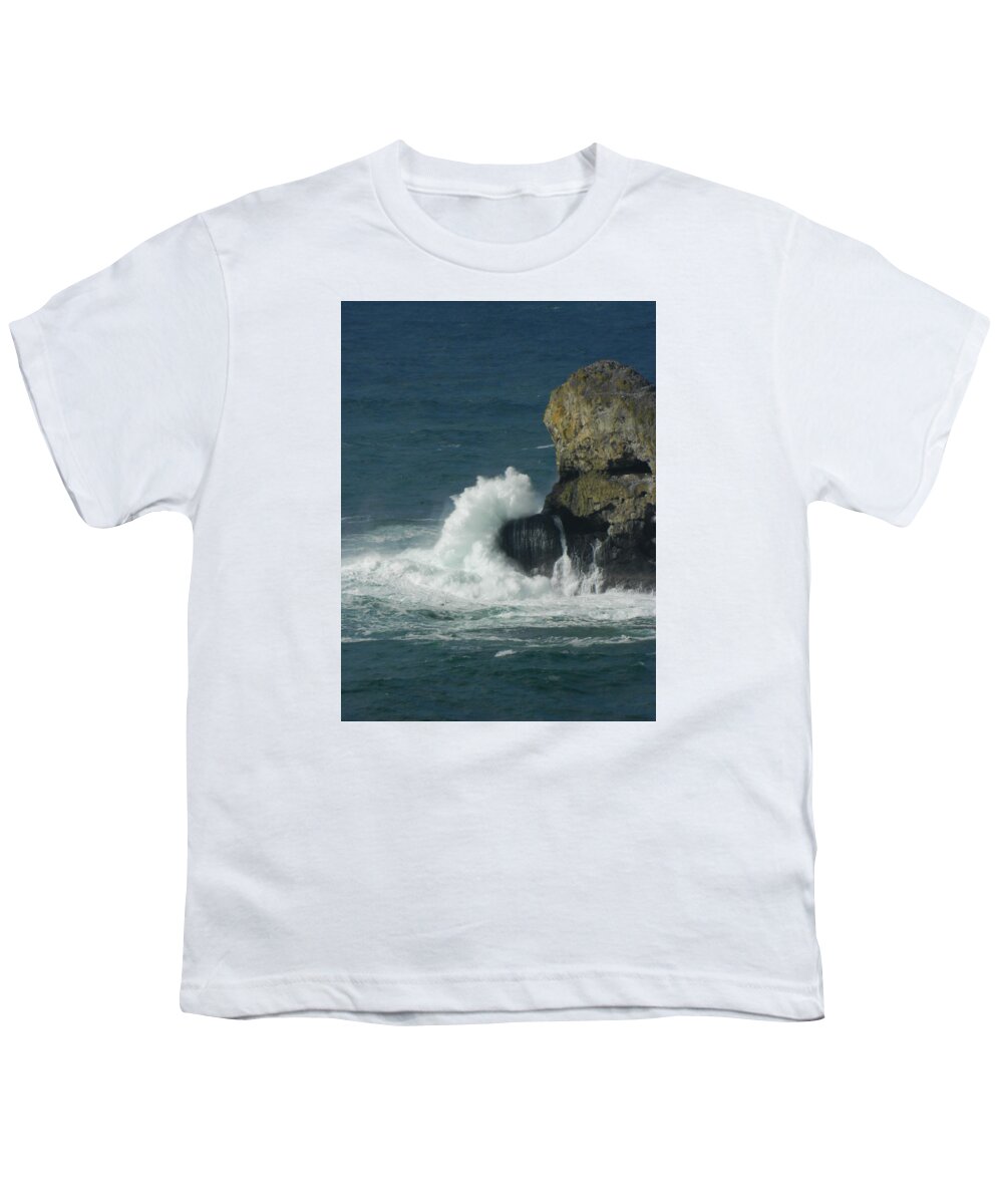 Oregon Youth T-Shirt featuring the photograph Original Splash by Gallery Of Hope 