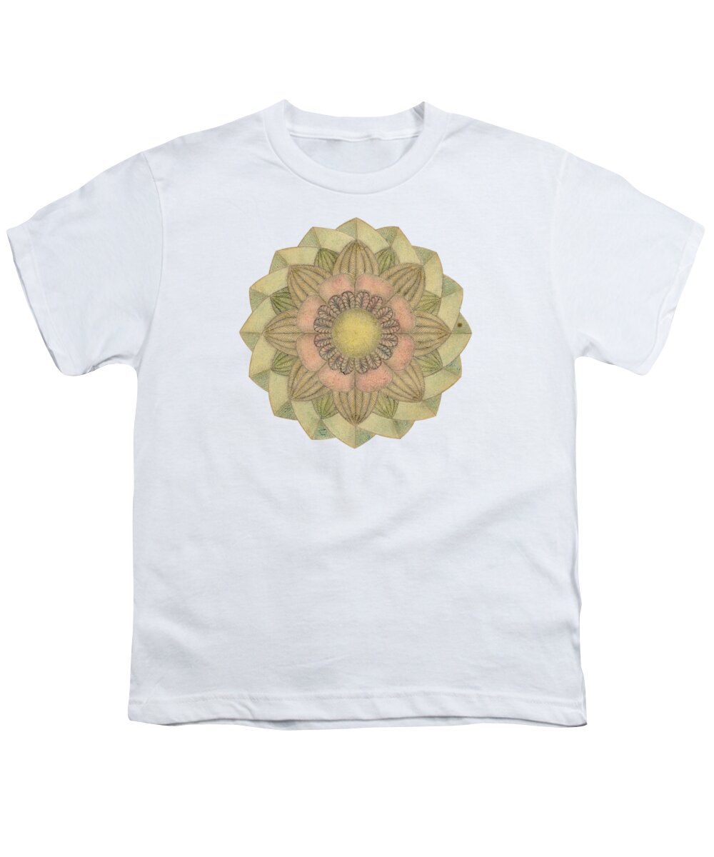 J Alexander Youth T-Shirt featuring the drawing Ouroboros ja105 by Dar Freeland