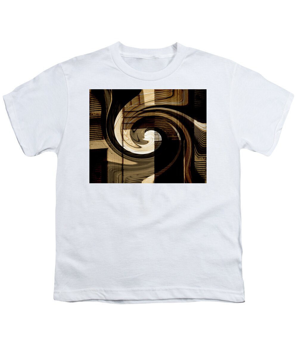 Abstract Youth T-Shirt featuring the digital art Overwhelmed by Lenore Senior