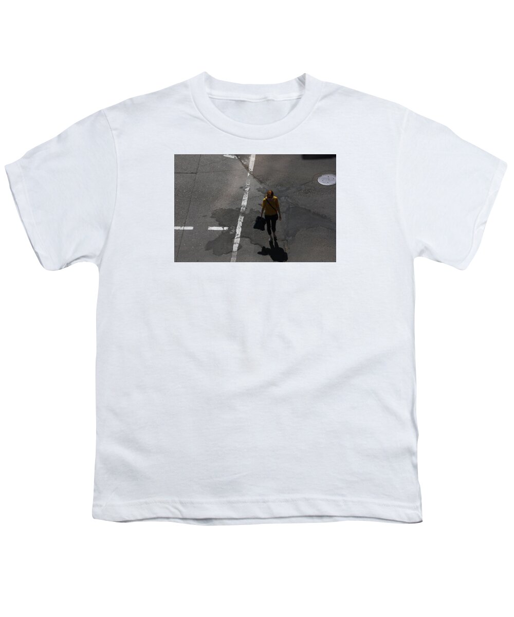 Street Photography Youth T-Shirt featuring the photograph Own the Attentions by J C
