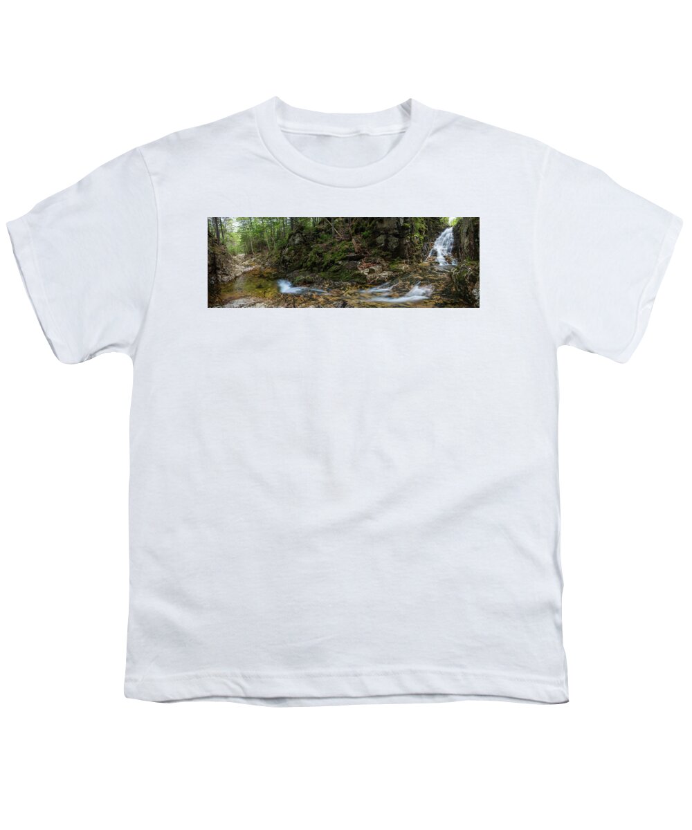 Pearl Youth T-Shirt featuring the photograph Pearl Cascade by White Mountain Images