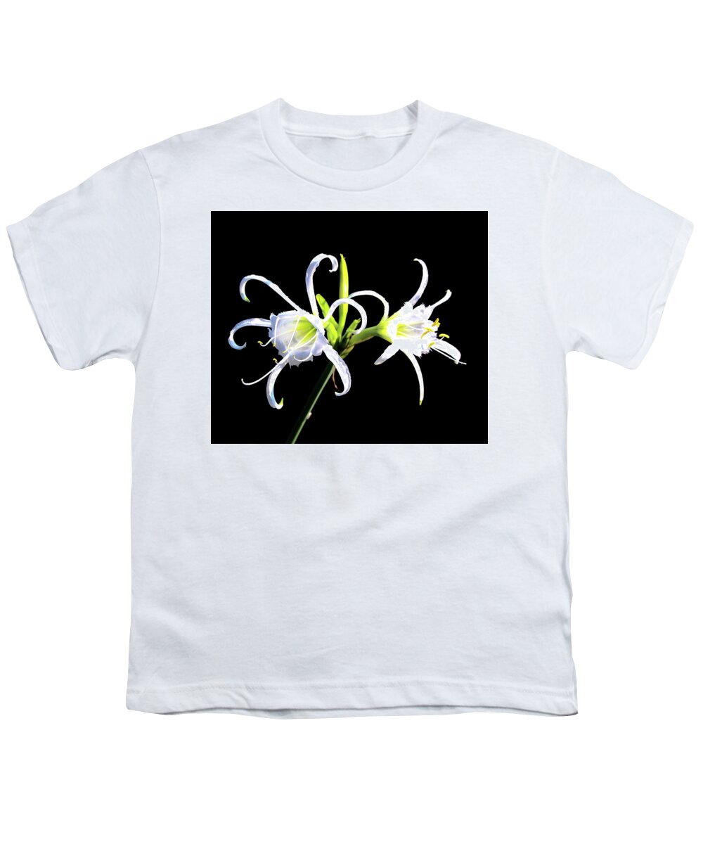 “peruvian Daffodil” Youth T-Shirt featuring the photograph Peruvian Daffodil by Gini Moore