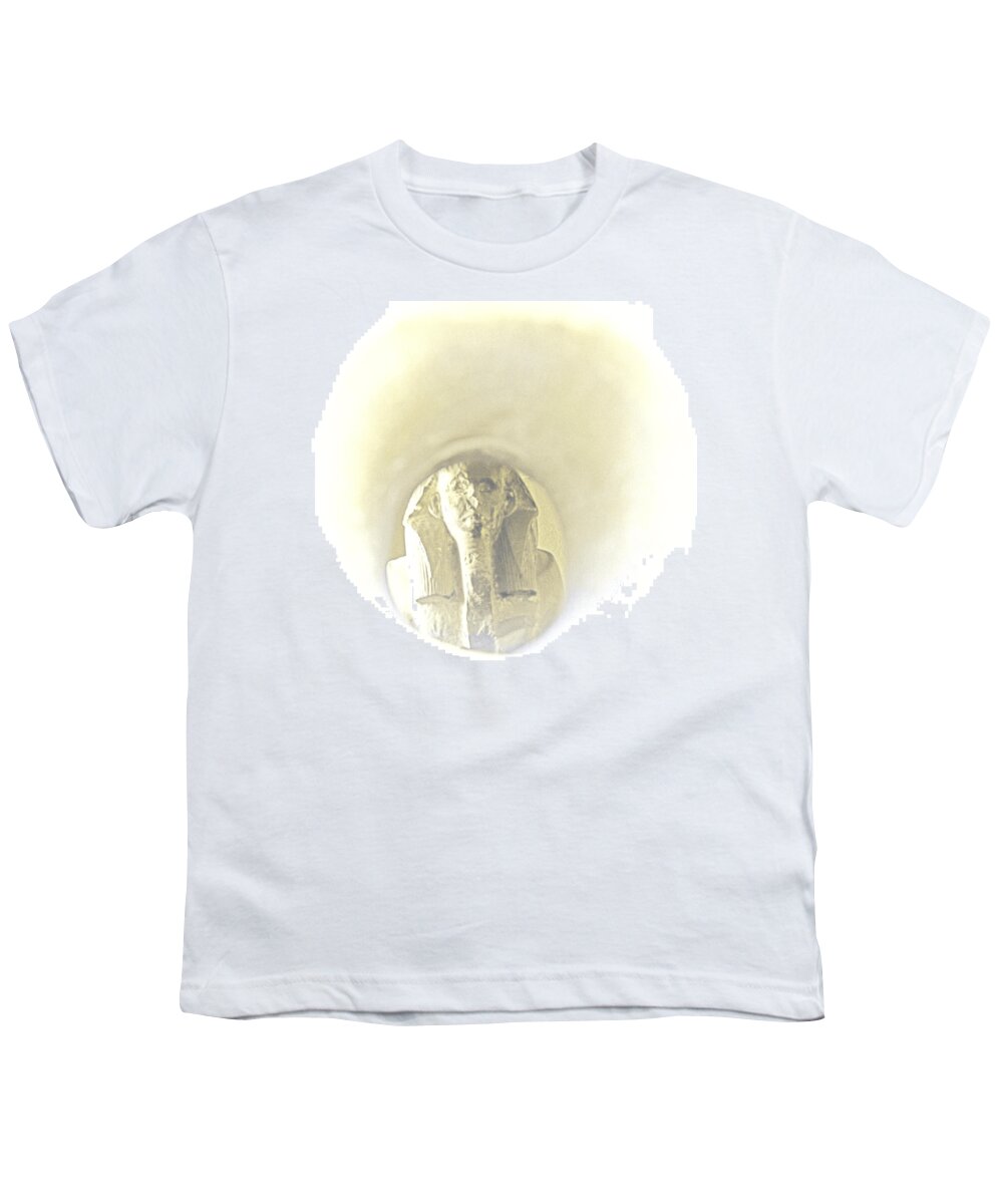 Egypt Youth T-Shirt featuring the photograph Pharaoh through the peep hole by Patrick Kain