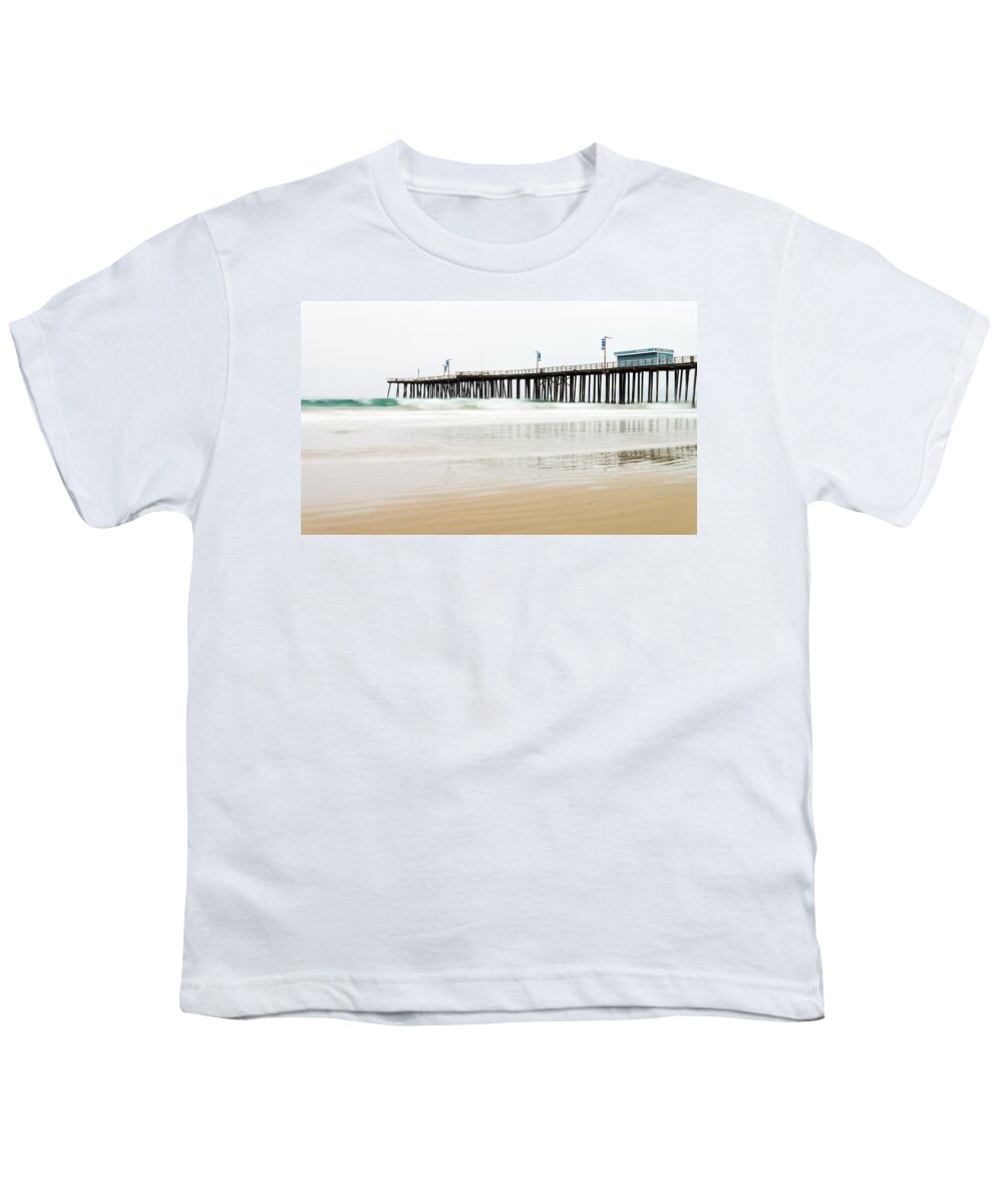 Pismo Beach Youth T-Shirt featuring the photograph Pismo Beach Pier by Priya Ghose