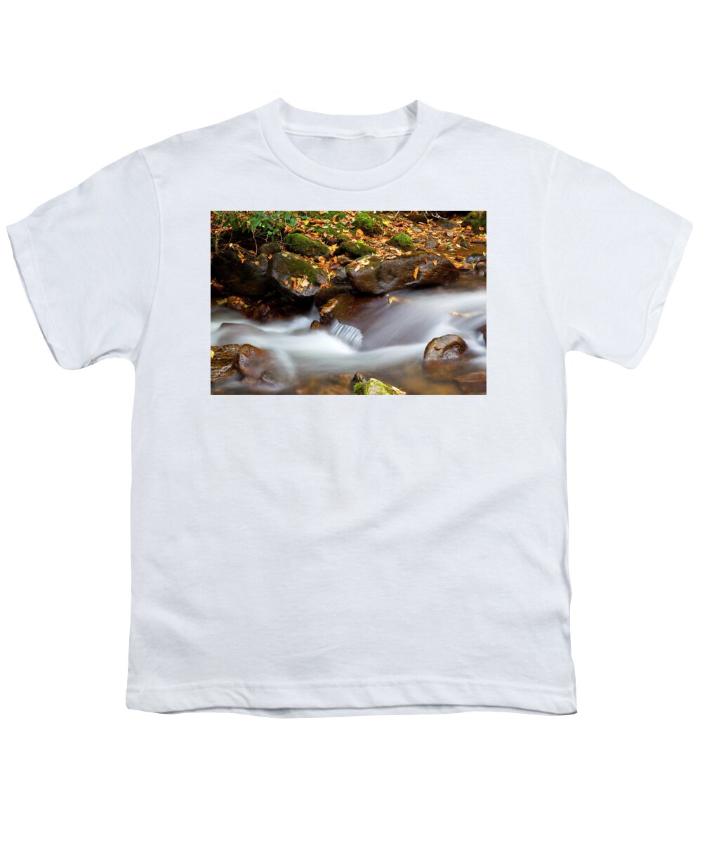 Creeks Youth T-Shirt featuring the photograph Pretty Flowing Water by Jill Lang